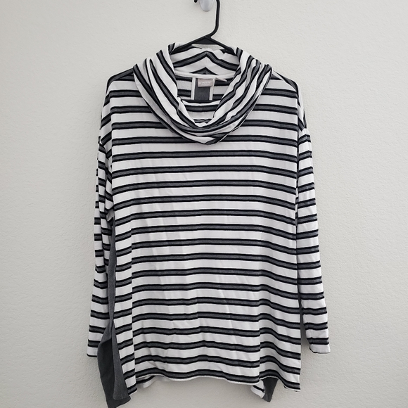 Chico's Tops - Chico's Zenegy Striped Tunic